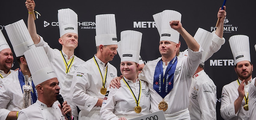 Danmark vinder VM guld til Bocuse d’Or 2023